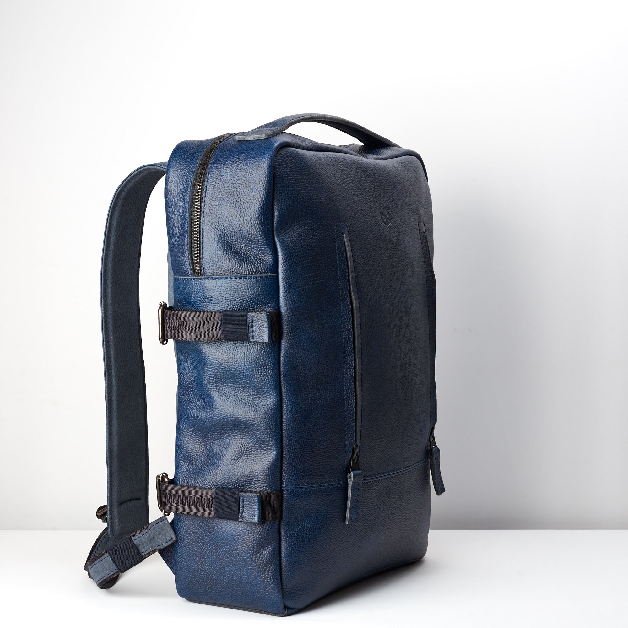 urban backpacks navy by capra leather