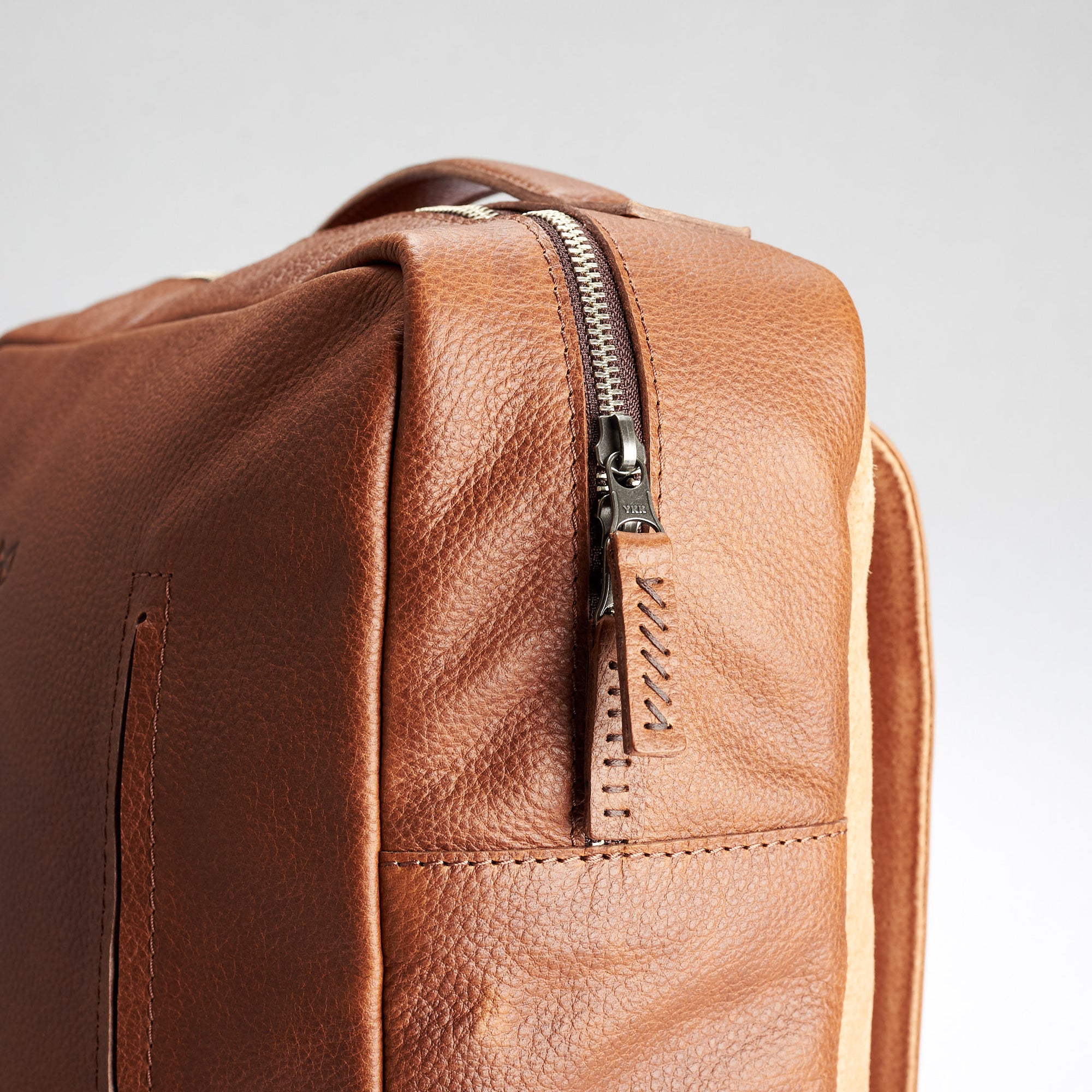 urban backpack tan by capra leather