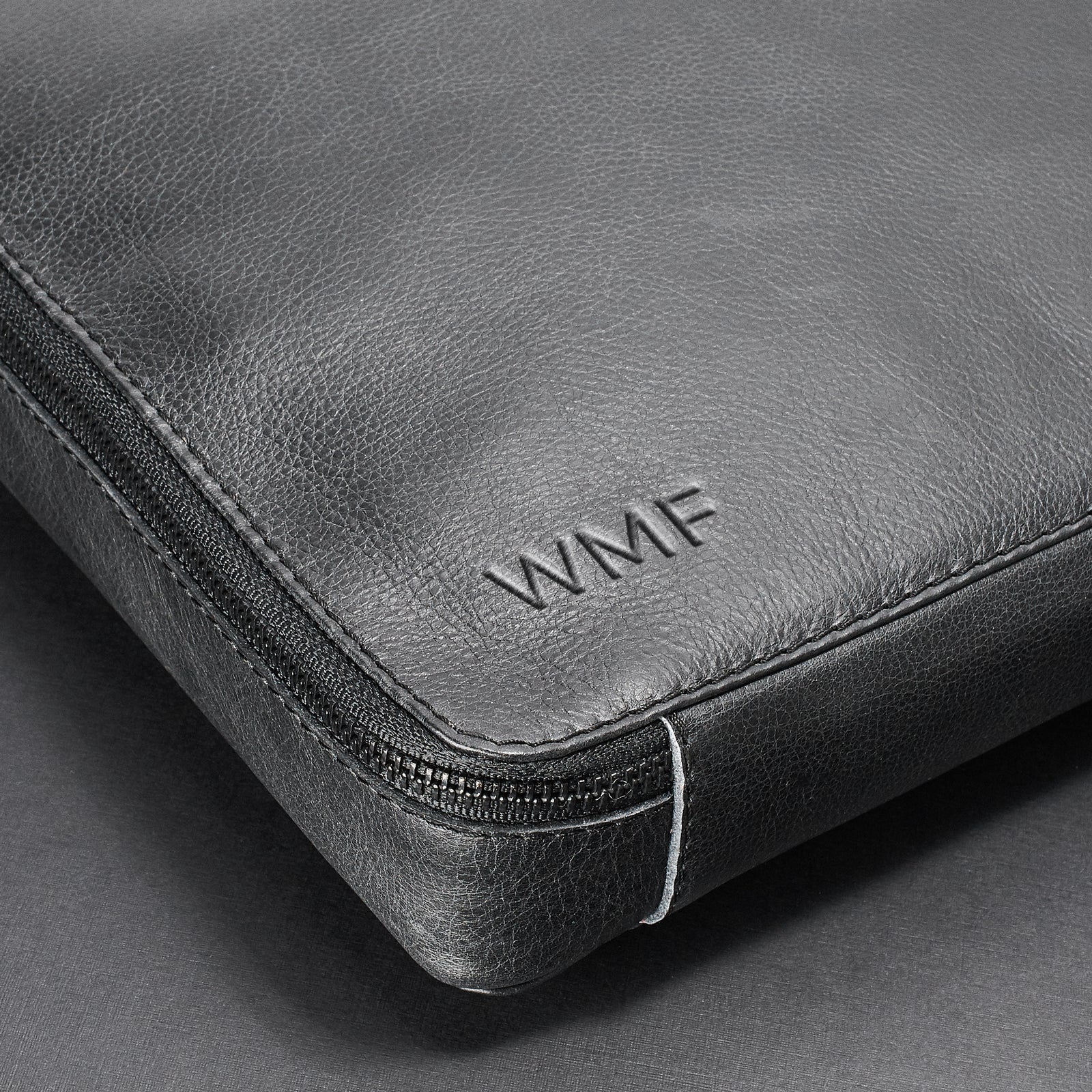 Custom monogram. Black large gadget organizer by Capra Leather