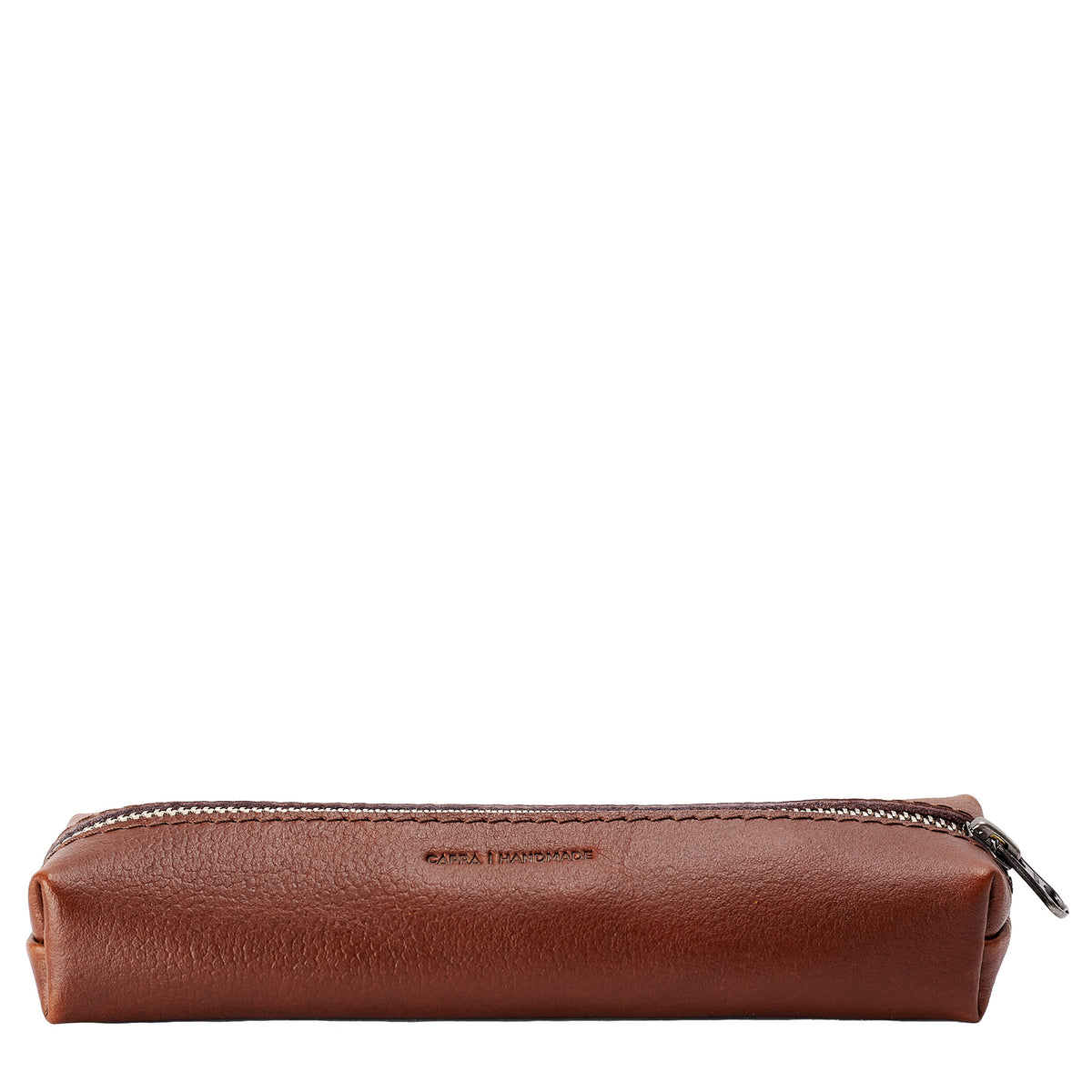 Handmade Brown Pencil Case by Capra Leather