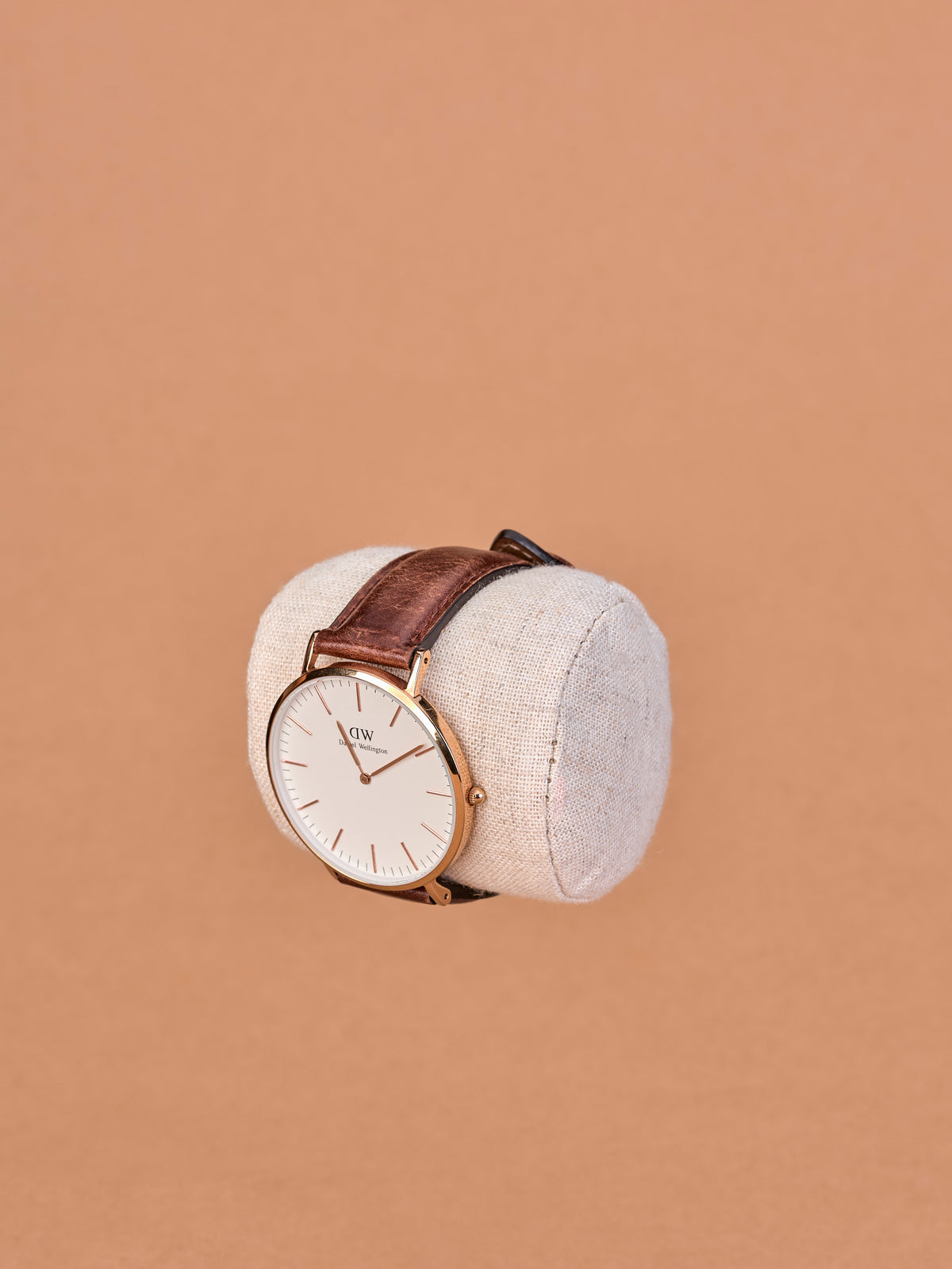 Storage case for watches tan by Capra Leather