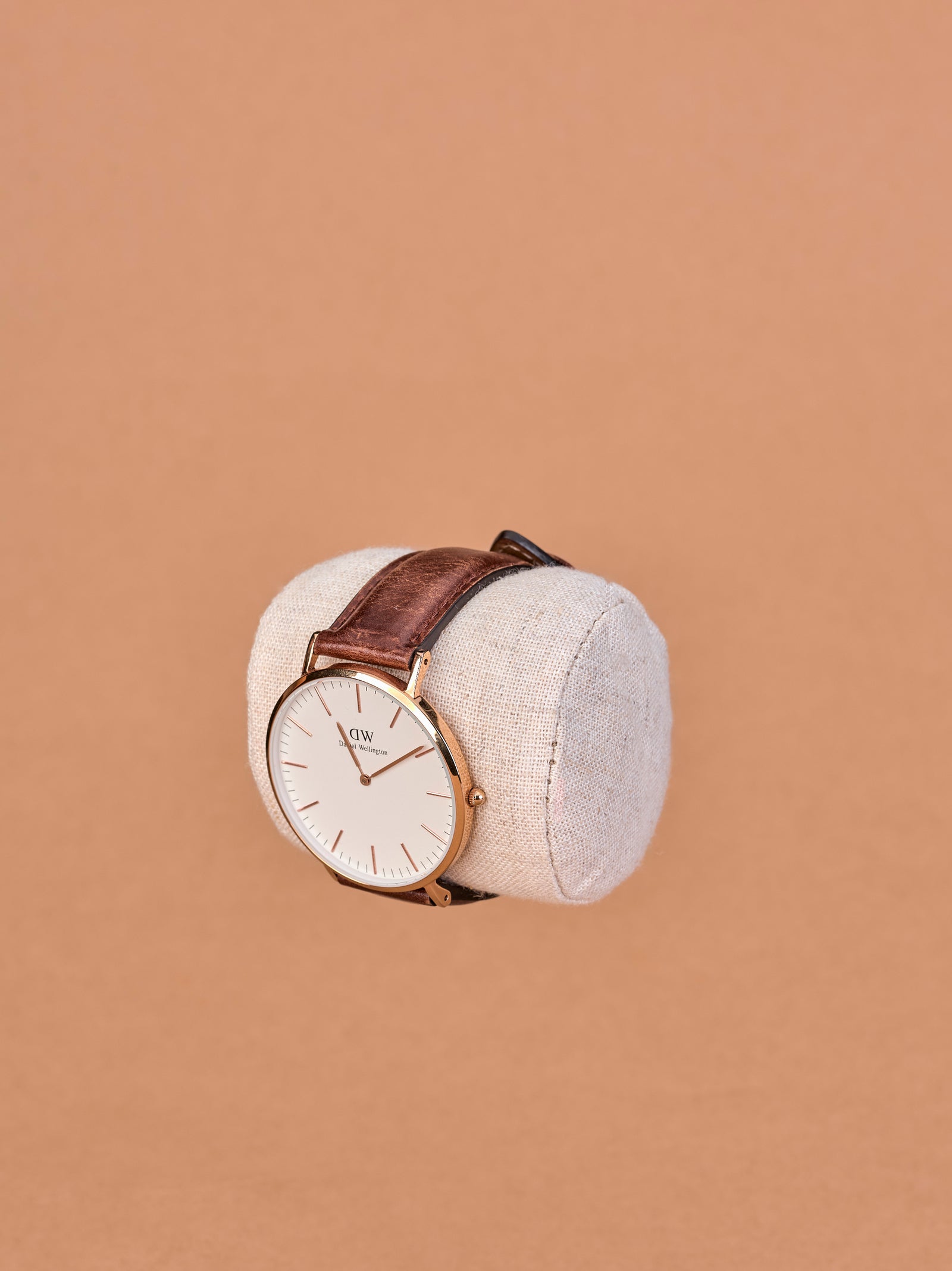 Storage case for watches tan by Capra Leather