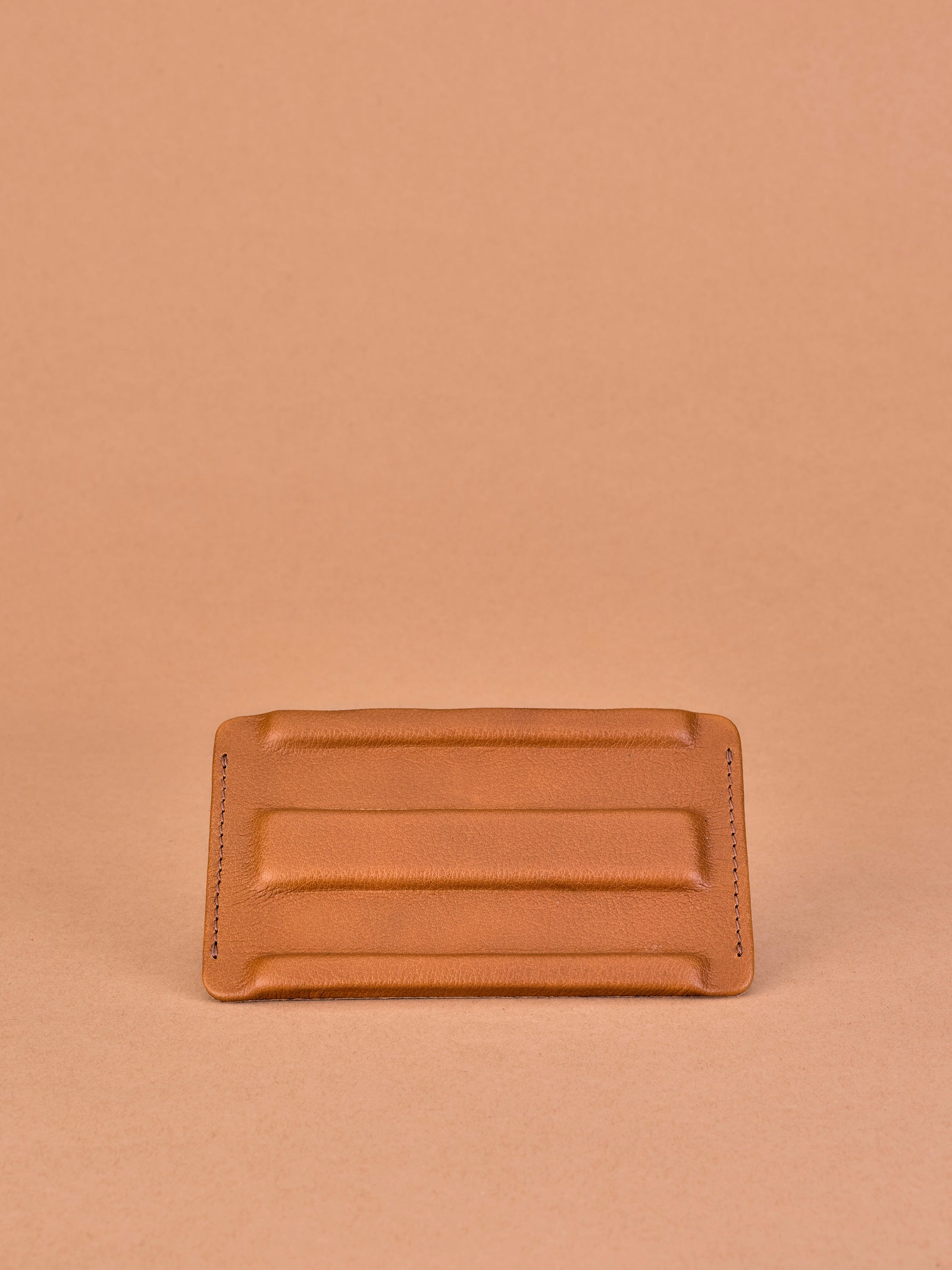 Wrist watch storage box tan by Capra Leather