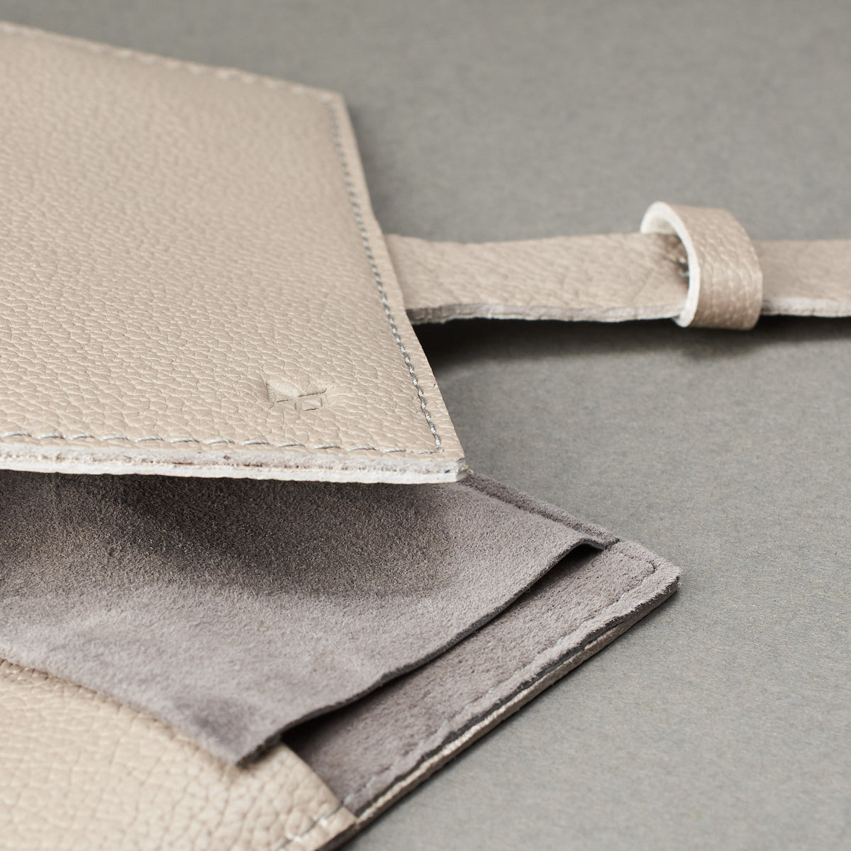 Watch travel roll grey by Capra Leather