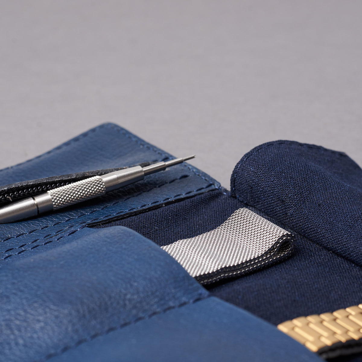 Goyard watch roll navy