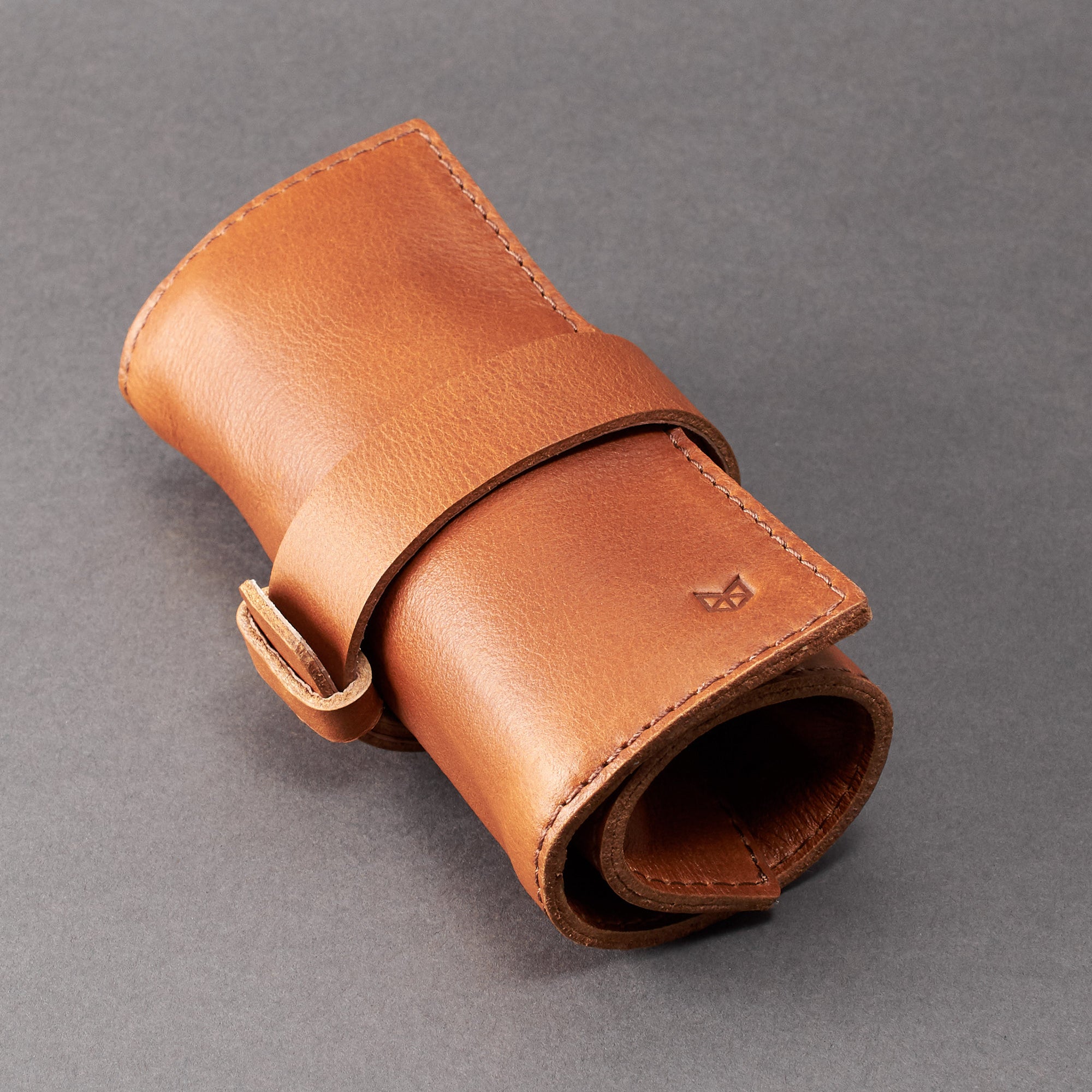 Goyard watch case. 3 watch roll tan by Capra Leather
