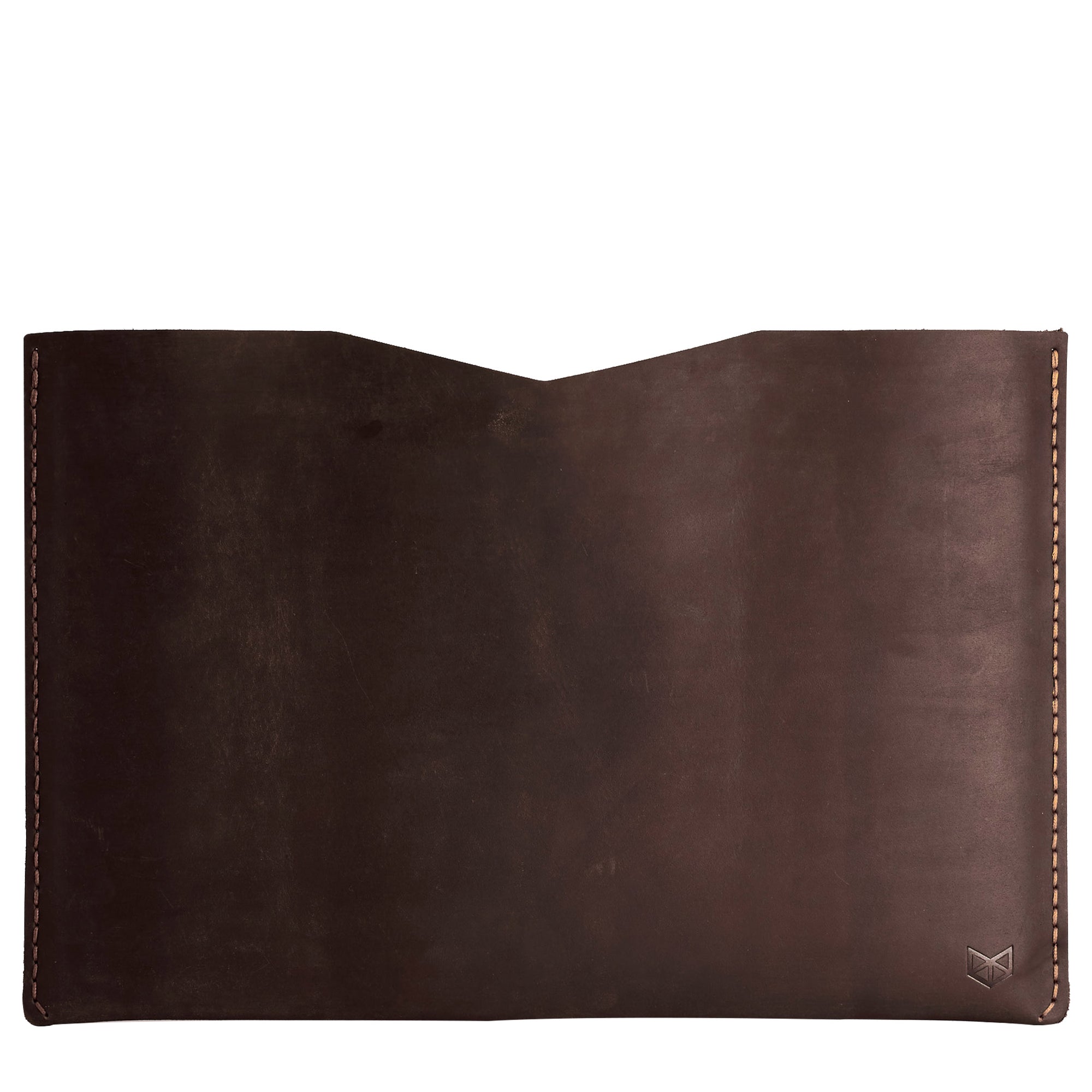 BASIC // MARRON: Leather Dell XPS laptop case by Capra Leather