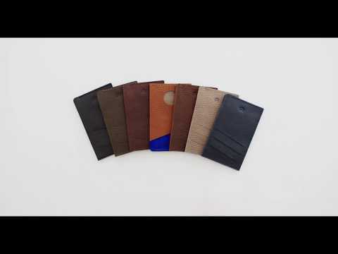 Video Card Holder 2 by Capra Leather