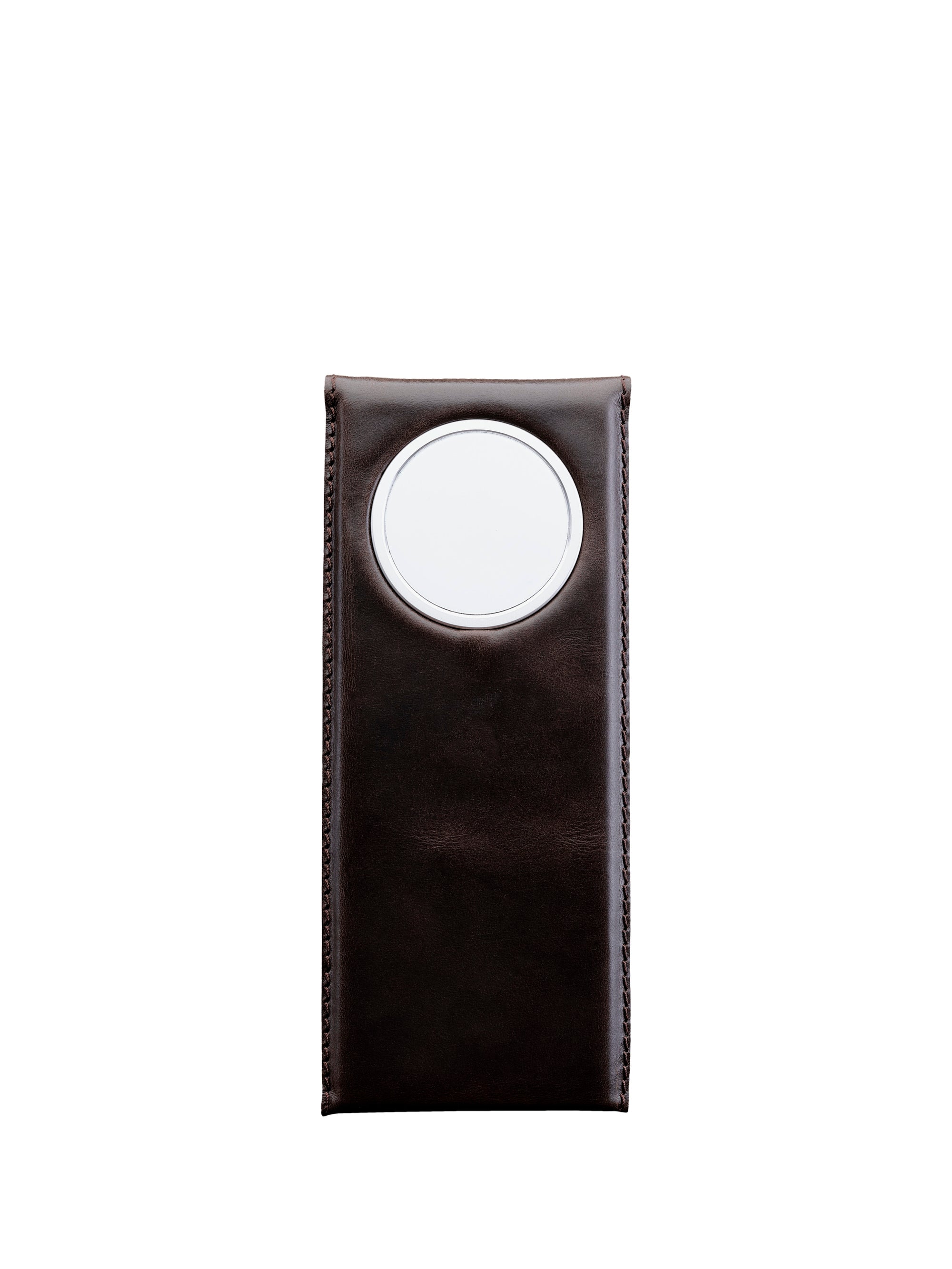Cover. MagSafe iPhone Holder Stand Brown by Capra Leather