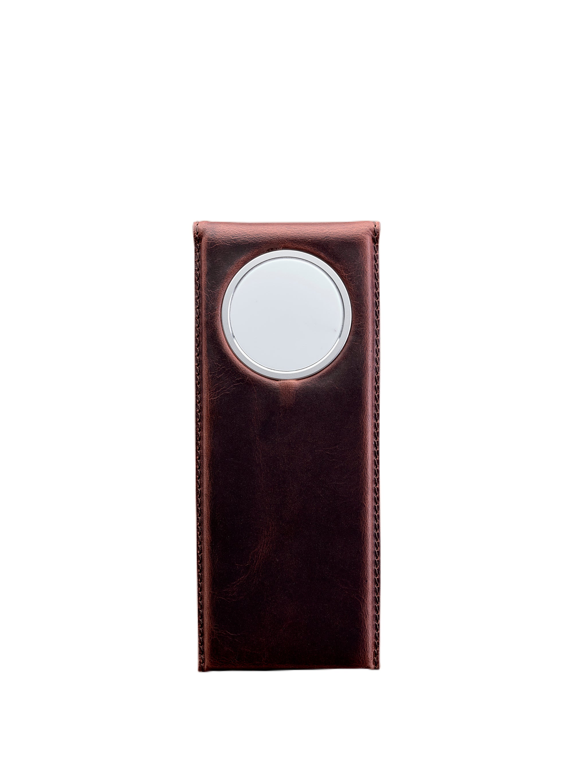 Cover. MagSafe iPhone Holder Stand Distressed Cognac by Capra Leather